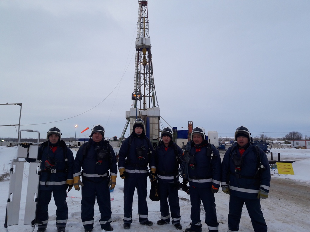 Проведение тактико-специальных учений на Чинаревском нефтегазоконденсатном месторождении ТОО «Жаикмунай» в Западно-Казахстанской области.